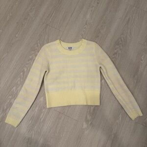 525 America NWOT Striped Yellow Sweater